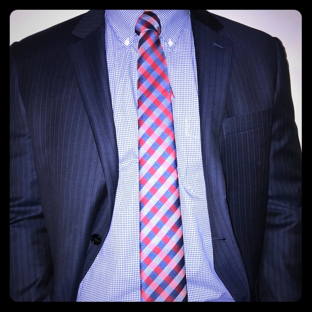 Custom Navy Indochino Suit Coat